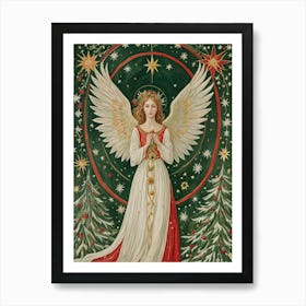 Christmas Angel Art Print