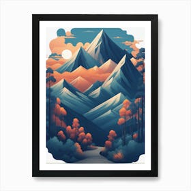 Mountain Landscape 7 Art Print