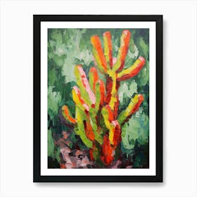 Cactus Painting Old Man Cactus 2 Art Print