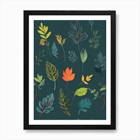 Autumn Leaves 35 Art Print