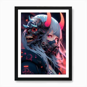 Demon Girl 2 Art Print