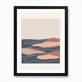 Rock Formations Art Print