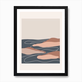 Rock Formations Art Print