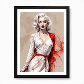 Marilyn Monroe 4 Art Print