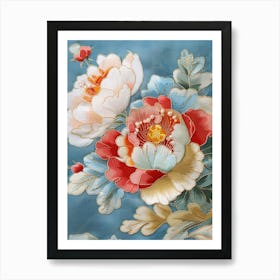 Chinese Flower Painting 89 Art Print