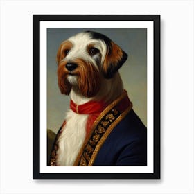 Sealyham Terrier Renaissance Portrait Oil Painting Art Print