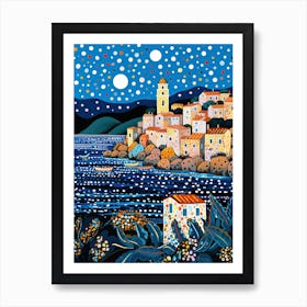 Alghero, Italy, Illustration In The Style Of Pop Art 4 Art Print