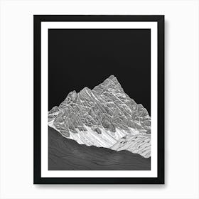 Stob Ban Grey Corries Mountain 4 Art Print