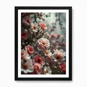 Pink Flowers 2 Art Print