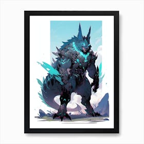 Monster Concept Art Art Print