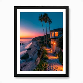 California Dreaming - Sunset Paradise Art Print
