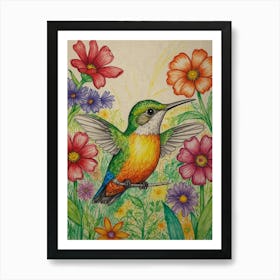 Hummingbird 47 Art Print