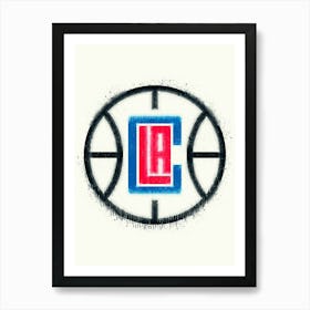 Los Angeles Clippers 1 Art Print