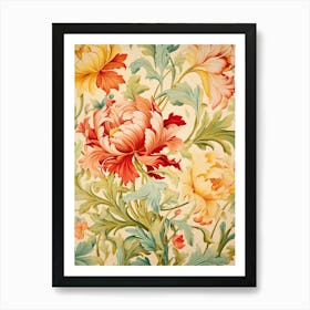 Floral Wallpaper 134 Art Print