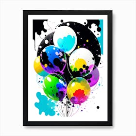 Colorful Balloons 1 Art Print