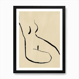 Body Line  Art Print