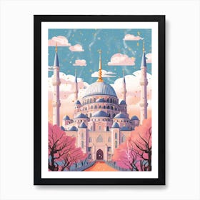 The Blue Mosque Istanbul Turkey Art Print