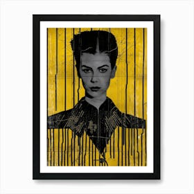 'The Girl In Yellow' Art Print