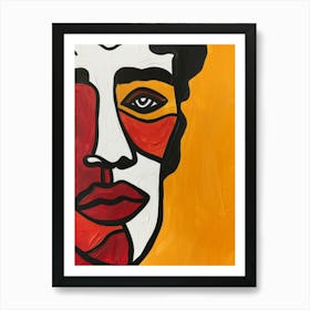 Face Of A Woman 81 Art Print