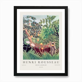 Henri Rousseau Exotic Landscape Art Print