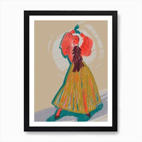 Dancing Lady Art Print