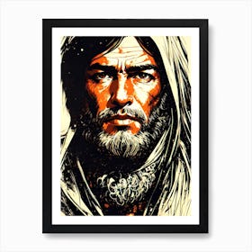 Mediterranean man Art Print