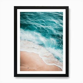 Ocean Waves On The Beach 1 Art Print