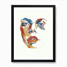 Face Of A Woman 82 Art Print