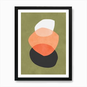 Expressive geometric harmony 2 Art Print