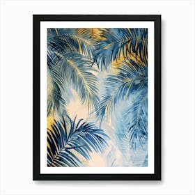 Palm Tree Painting Art Print