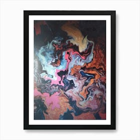 Abstract 32 By Binod Dawadi Art Print