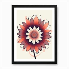 Daisy Flower 1 Art Print