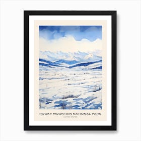 Rocky Mountain National Park United States 2 Poster Art Print