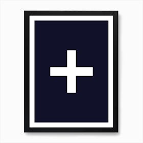 Navy Cross Art Print