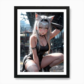 Sexy Anime Girl 7 Art Print