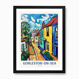 Gorleston On Sea England 3 Uk Travel Poster Art Print