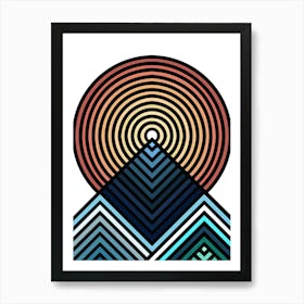 Blue Mountains Art Print