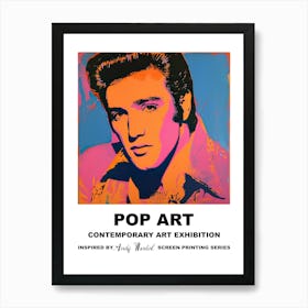 Poster Elvis Pop Art 4 Art Print