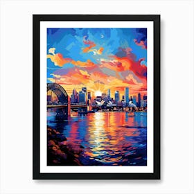 Sydney Harbour Bridge's Skyline Majesty Póster