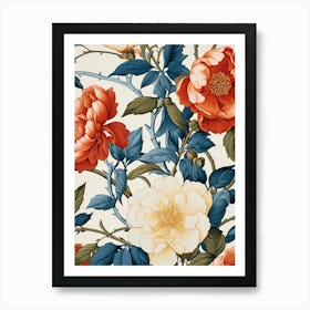 Floral Pattern 27 Art Print