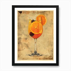 Aperol Spritz Art Print 288 Art Print