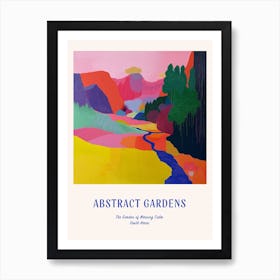 Colourful Gardens The Garden Of Morning Calm South Korea 1 Blue Poster Art Print