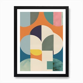 Abstract Geometric Shapes 7 1 Art Print