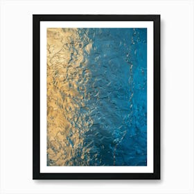 Abstract Water Reflections Art Print