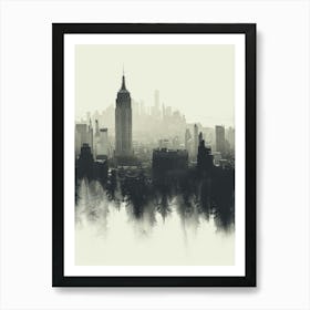 New York City Skyline 1 Art Print