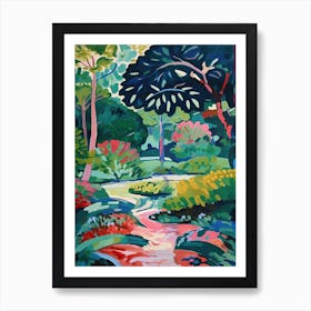 Royal Botanical Gardens, Australia, Painting 3 Art Print