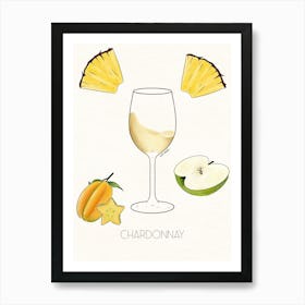 Chardonnay Art Print