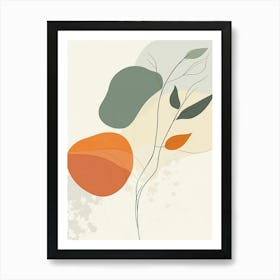 Abstract Leaves 5 Art Print