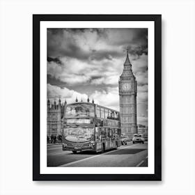 London, Westminster Traffic Art Print