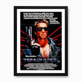 Terminator, Wall Print, Movie, Poster, Print, Film, Movie Poster, Wall Art, Art Print